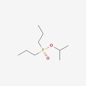 molecular formula C9H21O2P B14711754 Phosphinic acid, dipropyl-, isopropyl ester CAS No. 23887-13-0