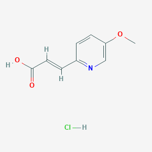 3-(5-Methoxypyridin-2-yl)prop-2-enoic acid hydrochloride