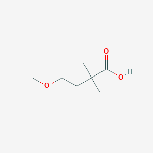 2-(2-Methoxyethyl)-2-methylbut-3-enoic acid
