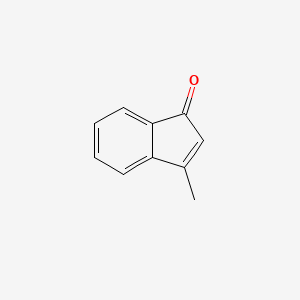 molecular formula C10H8O B14711792 3-Methyl-1H-inden-1-one CAS No. 22303-81-7