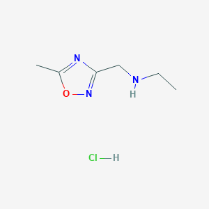 N-[(5-Methyl-1,2,4-oxadiazol-3-YL)methyl]ethanamine hydrochloride