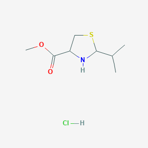 Methyl 2-isopropylthiazolidine-4-carboxylate hydrochloride