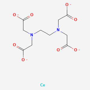 molecular formula C10H12CeN2O8-4 B14711859 Cerium edetate CAS No. 15158-67-5