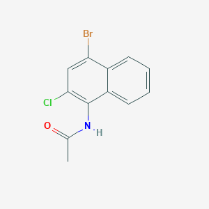 molecular formula C12H9BrClNO B1471189 N-(4-bromo-2-chloronaphthalen-1-yl)acetamide CAS No. 13711-36-9