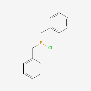 molecular formula C14H14ClP B14711893 Dibenzylphosphinous chloride CAS No. 17850-02-1
