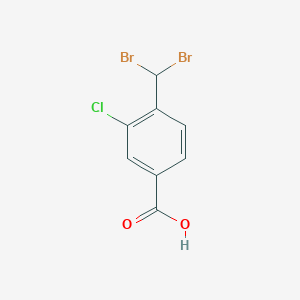3-Chloro-4-(dibromomethyl)benzoic acid