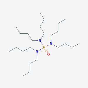 molecular formula C24H54N3OP B14711938 N,N,N',N',N'',N''-Hexabutylphosphoric triamide CAS No. 22421-85-8
