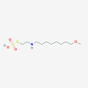 molecular formula C11H25NO4S2 B14711948 S-2-((8-Methoxyoctyl)amino)ethyl thiosulfate CAS No. 21220-93-9