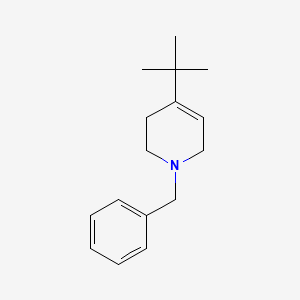 molecular formula C16H23N B1471196 1-Benzyl-4-tert-butyl-1,2,3,6-tetrahydropyridine CAS No. 1443118-08-8