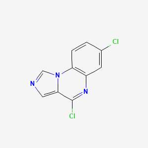 molecular formula C10H5Cl2N3 B1471203 4,7-Dichloroimidazo[1,5-a]quinoxaline CAS No. 847900-55-4