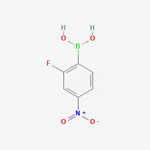 molecular formula C6H5BFNO4 B1471207 2-Fluoro-4-nitrophenylboronic acid CAS No. 1436608-93-3