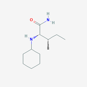 molecular formula C12H24N2O B1471209 N-Cyclohexyl L-Z-isoleucinamide CAS No. 1071594-16-5