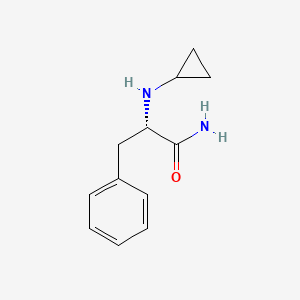 molecular formula C12H16N2O B1471210 (2S)-2-(Cyclopropylamino)-3-phenylpropanamide CAS No. 1093631-63-0