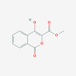 molecular formula C11H8O5 B14712103 Methyl 4-hydroxy-1-oxo-1H-2-benzopyran-3-carboxylate CAS No. 21763-13-3