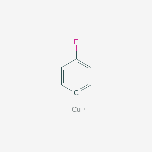 molecular formula C6H4CuF B14712125 copper(1+);fluorobenzene CAS No. 18206-47-8