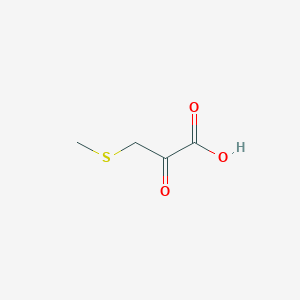 molecular formula C4H6O3S B14712154 3-(Methylsulfanyl)-2-oxopropanoic acid CAS No. 18542-43-3