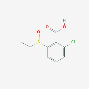 molecular formula C9H9ClO3S B1471219 2-Chloro-6-(ethanesulfinyl)benzoic acid CAS No. 1803604-34-3