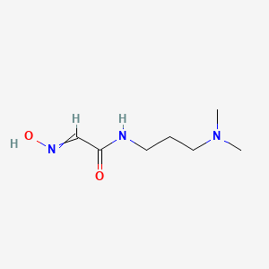 molecular formula C7H15N3O2 B14712394 Acetamide, N-[3-(dimethylamino)propyl]-2-(hydroxyimino)- CAS No. 20438-64-6