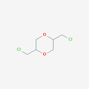 molecular formula C6H10Cl2O2 B14712415 2,5-Bis(chloromethyl)-1,4-dioxane CAS No. 21919-54-0