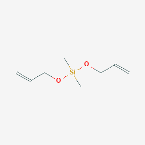 molecular formula C8H16O2Si B14712430 Dimethylbis[(prop-2-en-1-yl)oxy]silane CAS No. 18269-92-6