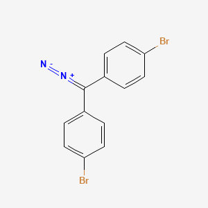 molecular formula C13H8Br2N2 B14712434 1,1'-(Diazomethylene)bis(4-bromobenzene) CAS No. 20359-77-7