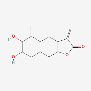 molecular formula C15H20O4 B14712440 Sesquiterpene lactone TS-8 CAS No. 22850-59-5