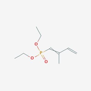 molecular formula C9H17O3P B14712569 Diethyl (2-methylbuta-1,3-dien-1-yl)phosphonate CAS No. 7158-34-1