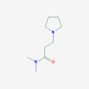 molecular formula C9H18N2O B14712628 N,N-Dimethyl-3-(pyrrolidin-1-yl)propionamide CAS No. 22041-39-0