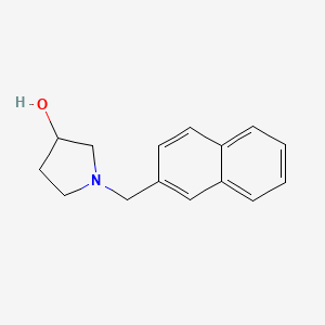 molecular formula C15H17NO B1471265 1-(Naphthalen-2-ylmethyl)pyrrolidin-3-ol CAS No. 2097981-06-9