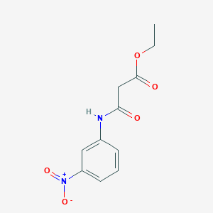molecular formula C11H12N2O5 B14712652 Ethyl 3-(3-nitroanilino)-3-oxopropanoate CAS No. 10390-11-1