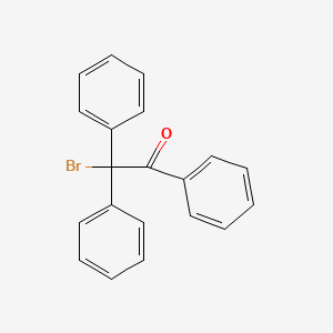 molecular formula C20H15BrO B14712663 2-Bromo-1,2,2-triphenylethan-1-one CAS No. 6905-43-7