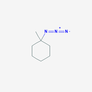 molecular formula C7H13N3 B14712754 1-Azido-1-methylcyclohexane CAS No. 22530-83-2