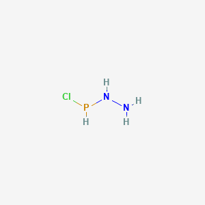 molecular formula ClH4N2P B14712760 Phosphonohydrazidous chloride CAS No. 14939-31-2