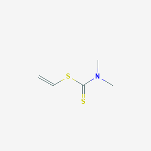 molecular formula C5H9NS2 B14712819 Ethenyl dimethylcarbamodithioate CAS No. 15351-43-6