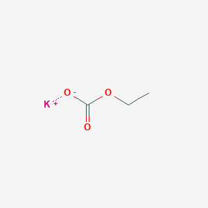 molecular formula C3H5KO3 B14712823 Potassium ethyl carbonate 