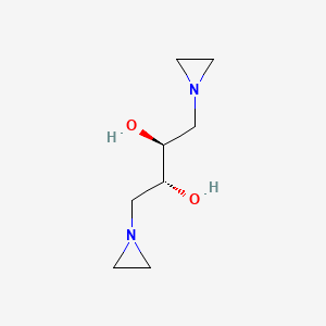 molecular formula C8H16N2O2 B14712829 Erythritol aziridine CAS No. 21401-28-5