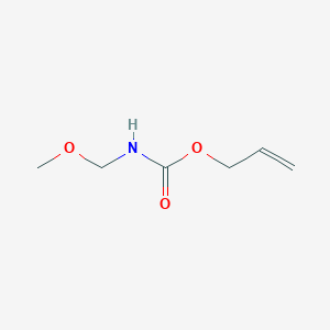 molecular formula C6H11NO3 B14712845 Prop-2-en-1-yl (methoxymethyl)carbamate CAS No. 13826-40-9