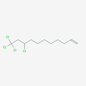 molecular formula C11H18Cl4 B1471285 9,11,11,11-Tetrachloro-1-undecene CAS No. 601523-27-7