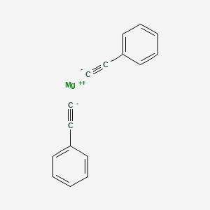 molecular formula C16H10Mg B14712945 magnesium;ethynylbenzene CAS No. 6928-78-5