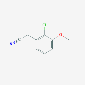 molecular formula C9H8ClNO B1471309 2-(2-Chloro-3-methoxyphenyl)acetonitrile CAS No. 52516-45-7