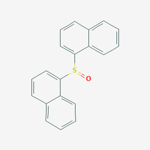 molecular formula C20H14OS B14713112 1,1'-Sulfinyldinaphthalene CAS No. 13285-00-2