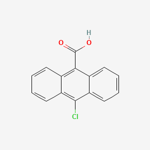 molecular formula C15H9ClO2 B14713162 10-Chloroanthracene-9-carboxylic acid CAS No. 6929-82-4