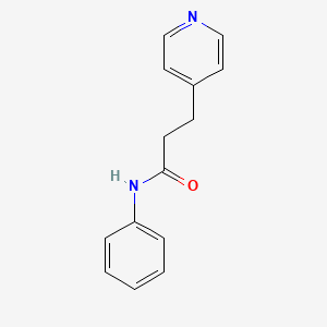 molecular formula C14H14N2O B14713178 N-Phenyl-3-(pyridin-4-yl)propanamide CAS No. 20745-54-4