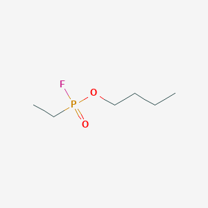 molecular formula C6H14FO2P B14713181 Butyl ethylphosphonofluoridate CAS No. 18358-34-4