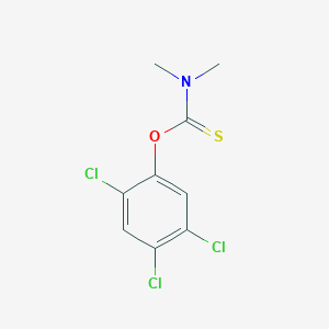 molecular formula C9H8Cl3NOS B14713196 O-(2,4,5-trichlorophenyl) N,N-dimethylcarbamothioate CAS No. 10345-47-8