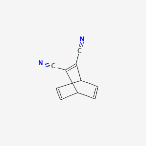 molecular formula C10H6N2 B14713201 Bicyclo[2.2.2]octa-2,5,7-triene-2,3-dicarbonitrile CAS No. 18341-68-9