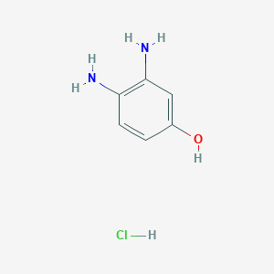 molecular formula C6H9ClN2O B1471323 3,4-Diaminophenol hydrochloride CAS No. 118081-21-3