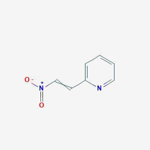 molecular formula C7H6N2O2 B14713306 2-(2-Nitroethenyl)pyridine CAS No. 14255-17-5