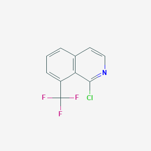 molecular formula C10H5ClF3N B1471333 1-Chloro-8-(trifluoromethyl)isoquinoline CAS No. 1283719-92-5