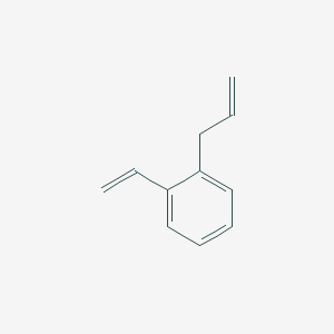 molecular formula C11H12 B14713338 Benzene, 1-ethenyl-2-(2-propenyl)- CAS No. 21919-44-8